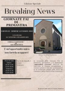 Locandina Giornate Fai di Primavera