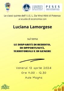 Locandina incontro con Lamorgese