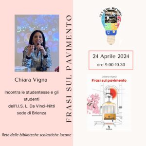Locandina incontro con autore